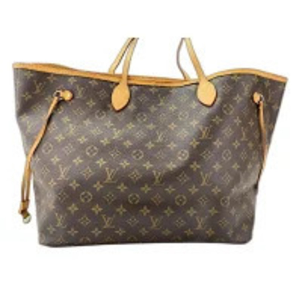 Louis Vuitton Neverfull Shoulder Bag Brown